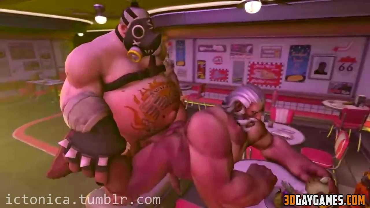 Hot Gay Heroes From Overwatch In 3D Ass Pounding Action