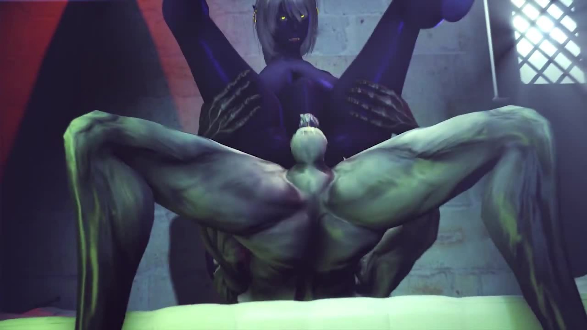 Uncontrolled Experiment ~Thicc Queen Nualia Rides On A Hard Cock